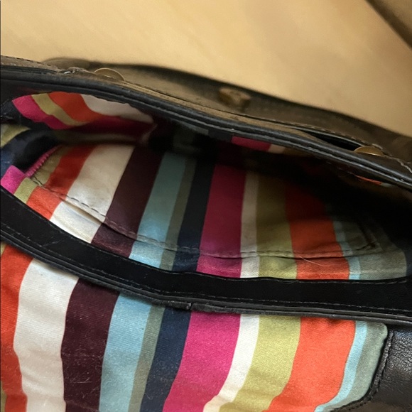 Coach Black Leather Crossbody Bag with Gold Hardware - Picture 5 of 7